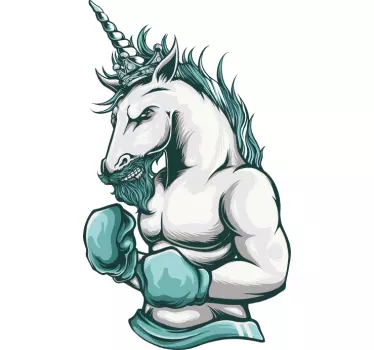 T-shirts champion licorne de boxe - TenStickers