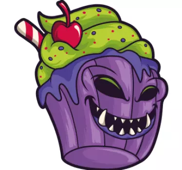 Tee-shirt enfant expression de cupcake surpris - TenStickers