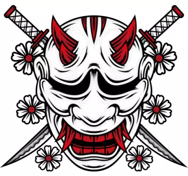 T-shirts design de masque démons - TenStickers