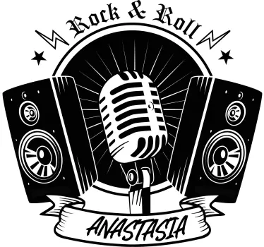 T-shirts célébration de la musique rock - TenStickers