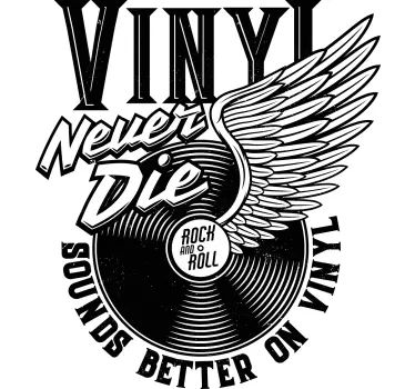 T-shirts le vinyle a un meilleur son - TenStickers