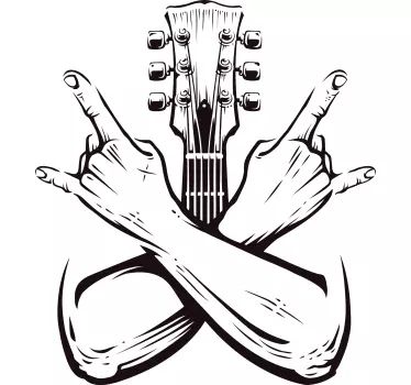 T-shirts symbole de la musique rock - TenStickers
