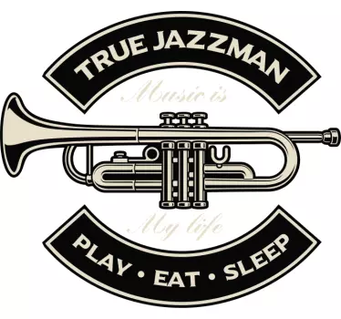 T-shirts la vie musicale du jazzman - TenStickers