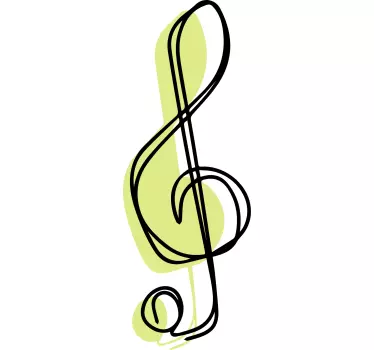 T-shirts design de note musicale - TenStickers