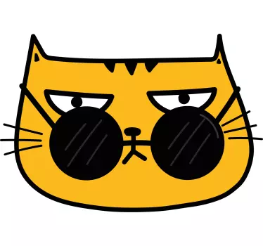 T-shirts chat cool avec lunettes de soleil - TenStickers