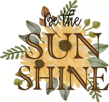 T-shirts soyez le rayon de soleil - TenStickers