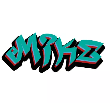 Tee-shirt personnalisé design de nom audacieux - TenStickers