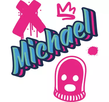 T-shirts déclaration de nom audacieuse - TenStickers