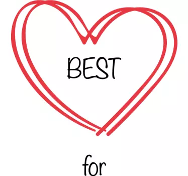 Tee-shirt meilleurs amis pour toujours - TenStickers