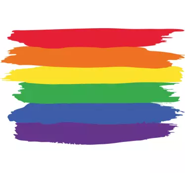 T-shirts rayures aux couleurs de l'arc-en-ciel - TenStickers