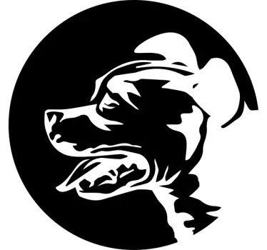 T-shirts silhouette de chien - TenStickers
