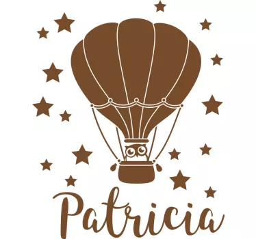 Tee-shirt enfant aventure en montgolfière - TenStickers