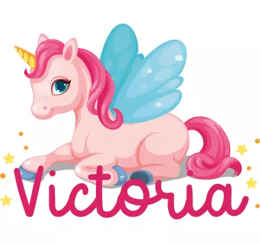 T-shirt bébé personnage de licorne mignon - TenStickers