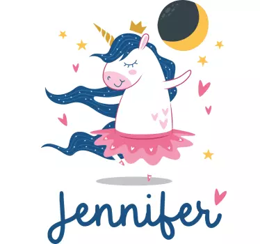 Tee-shirt enfant danseuse licorne mignonne - TenStickers