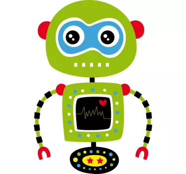 Tee-shirt enfant design de personnage robot - TenStickers