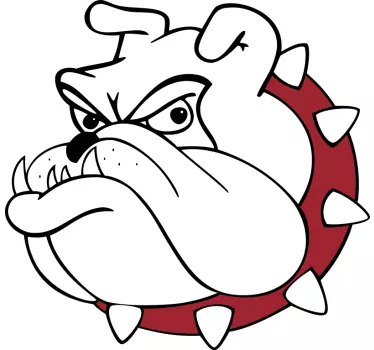T-shirts expression de visage de bulldog - TenStickers
