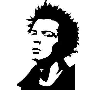 T-shirts visage poilu audacieux - TenStickers