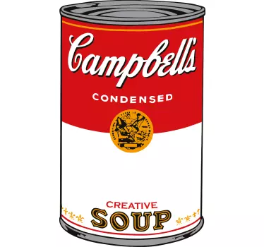 T-shirts boîte de soupe campbell - TenStickers