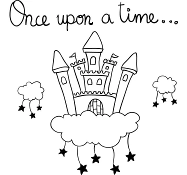 Tee-shirt enfant château de conte de fées - TenStickers