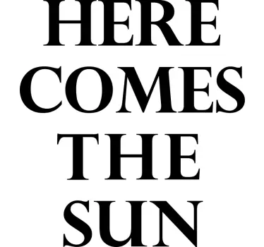 T-shirts ici vient le soleil - TenStickers