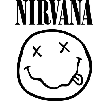 T-shirts visage souriant nirvana - TenStickers