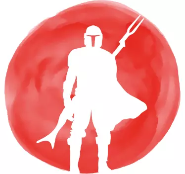 T-shirts silhouette de figure héroïque - TenStickers