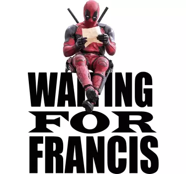 Tee shirt françois en attente - TenStickers