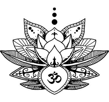 T-shirts design fleur de lotus - TenStickers