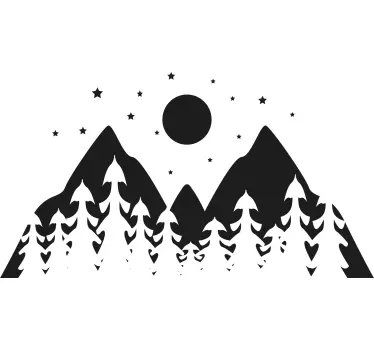 Tee-shirt enfant vue panoramique de montagne - TenStickers