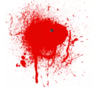 T-shirts éclaboussures rouges audacieuses - TenStickers