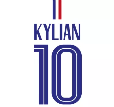T-shirts numéro de maillot kylian - TenStickers