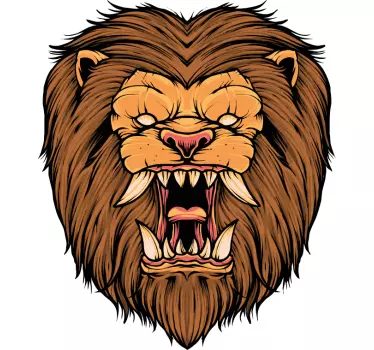 T-shirts t-shirt lion féroce - TenStickers