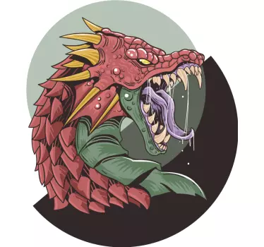 Tee-shirt enfant créature dragon féroce - TenStickers