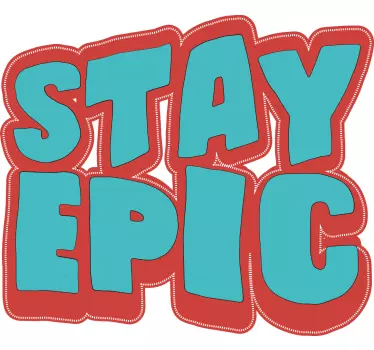 Tee-shirt enfant message reste Épique - TenStickers