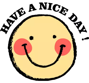 T-shirts message de visage sourire - TenStickers