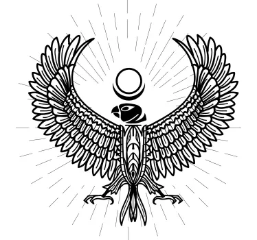 T-shirts illustration d'oiseau majestueux - TenStickers