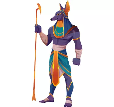 T-shirts vêtements personnages anubis - TenStickers