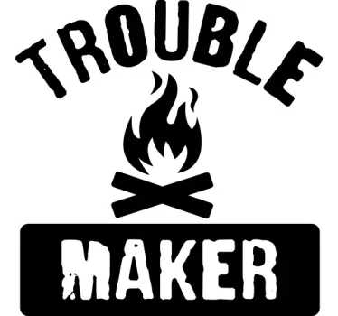 T-shirts fauteur de trouble amusant - TenStickers