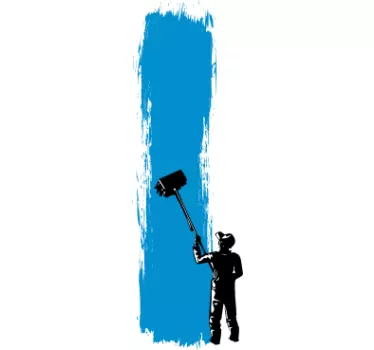 T-shirts peintre avec rouleau - TenStickers