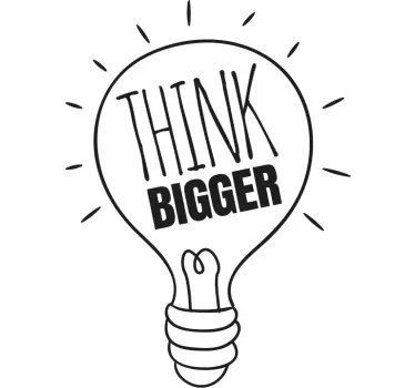 T-shirts ampoule de phrase motivante - TenStickers