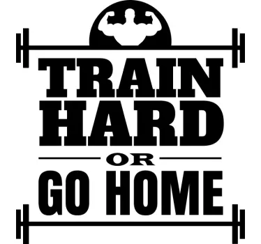 T-shirts motivation pour s'entraîner dur - TenStickers