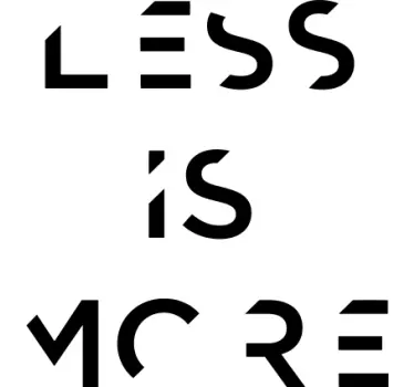 T-shirts citation minimaliste - TenStickers