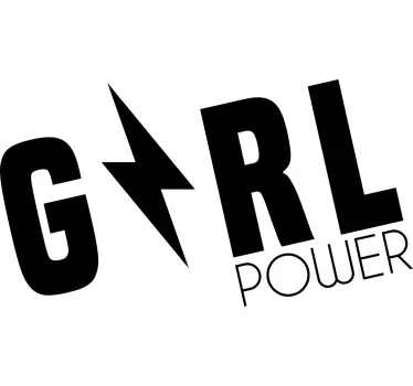 T-shirts message pouvoir féminin - TenStickers