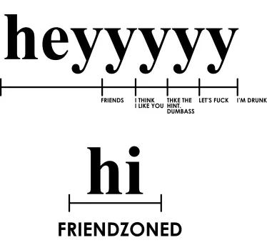 T-shirts humour de la friend zone - TenStickers