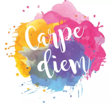 T-shirts phrase motivante colorée - TenStickers