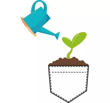 T-shirts arrosoir et plante - TenStickers