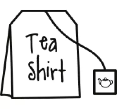 T-shirts humour inspiré du thé - TenStickers