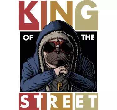 T-shirts streetwear roi carlin - TenStickers