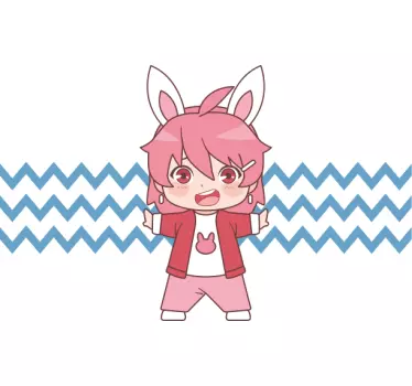 Tee-shirt enfant thème joli lapin - TenStickers