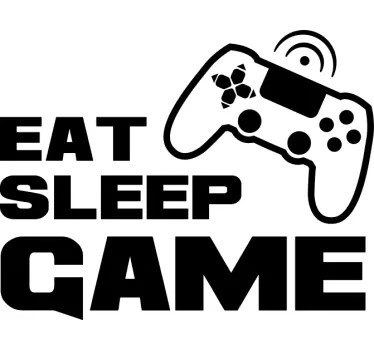T-shirts manger dormir jouer - TenStickers